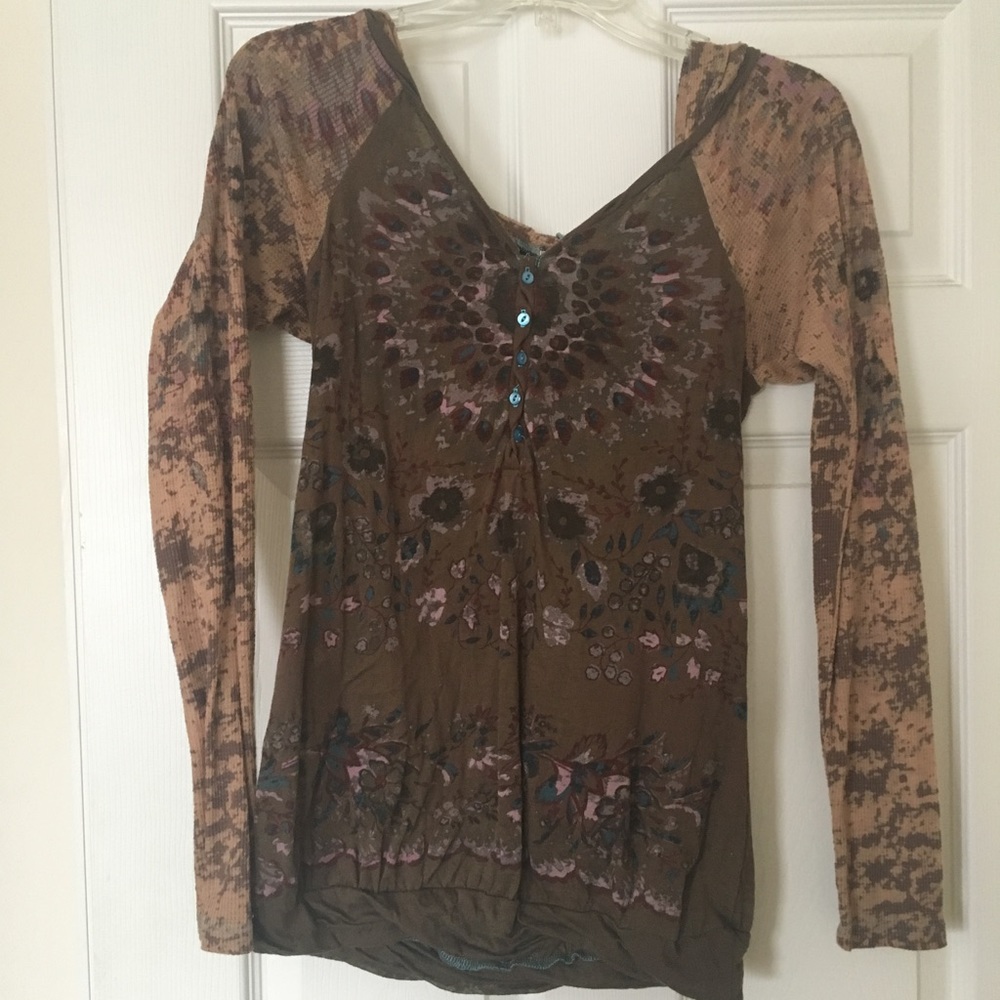 Free people hooded long sleeve